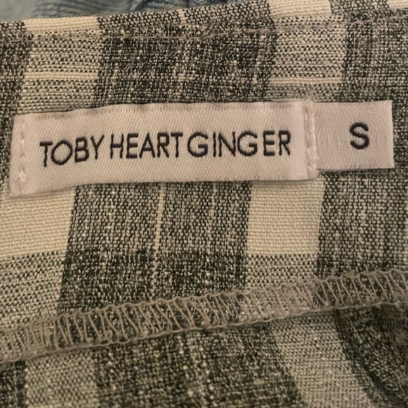 Princess Polly Toby Heart Ginger Plaid Tie Mini Skirt in Gray - Picture 3 of 3